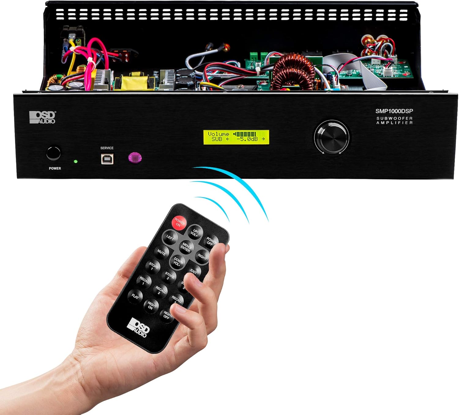 OSD Audio SMP300 Class D Digital Subwoofer Amplifier Rated at 500W Max