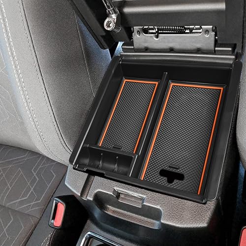 Miniatura 6 de Bandeja organizadora de consola central mejorada compatible con Toyota Tacoma 3 generación 2016-2022 2023, accesorios para monedas, materiales ABS,