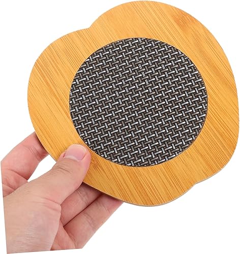 Miniatura 4 de Salvamanteles de madera con forma de pez de bambú para encimeras, tapete de madera para platos calientes, olla, tazón, tetera