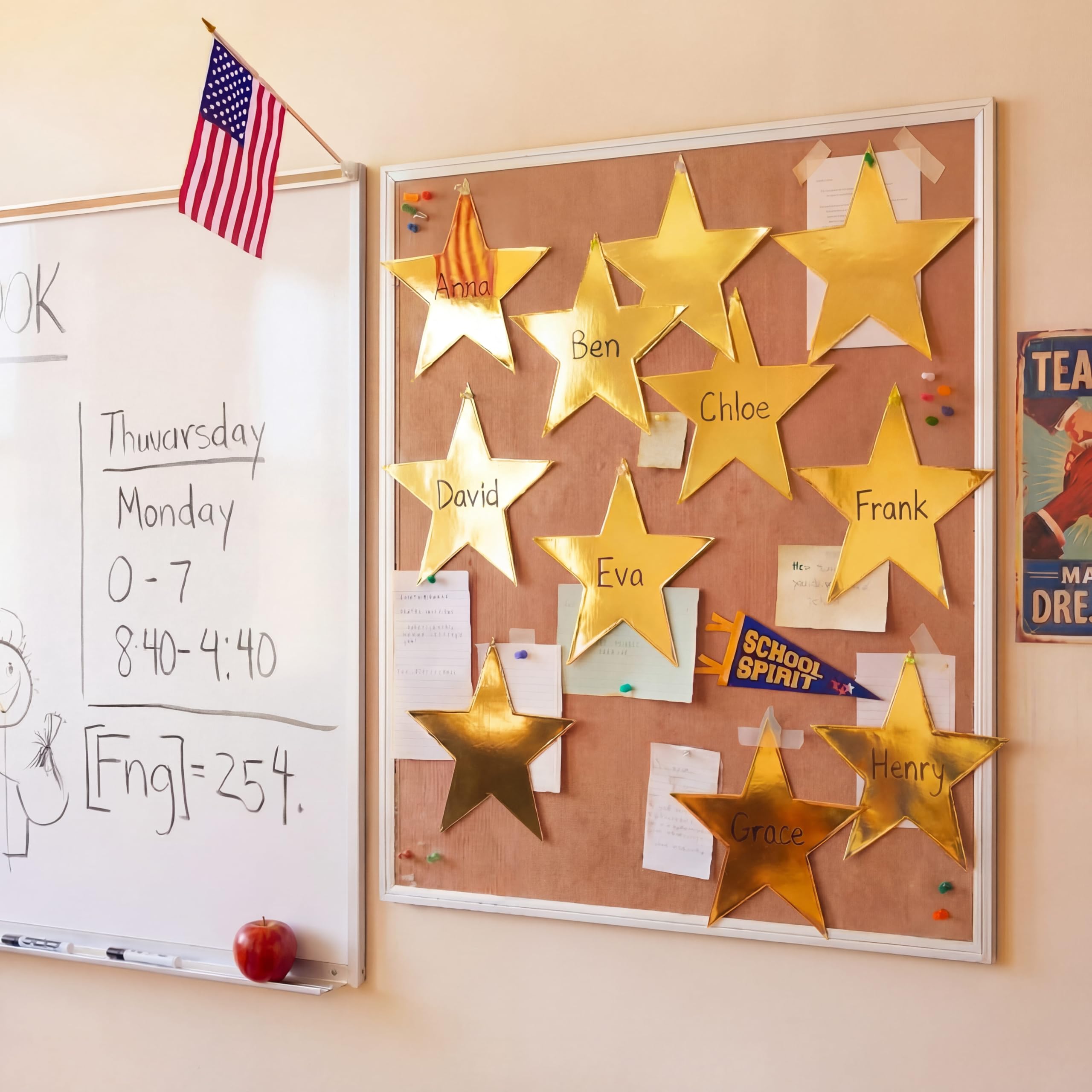 Star Cutouts - Decorazione a forma di stelle in carta doppia stampata per feste di nozze, cinema, feste, 240 pezzi