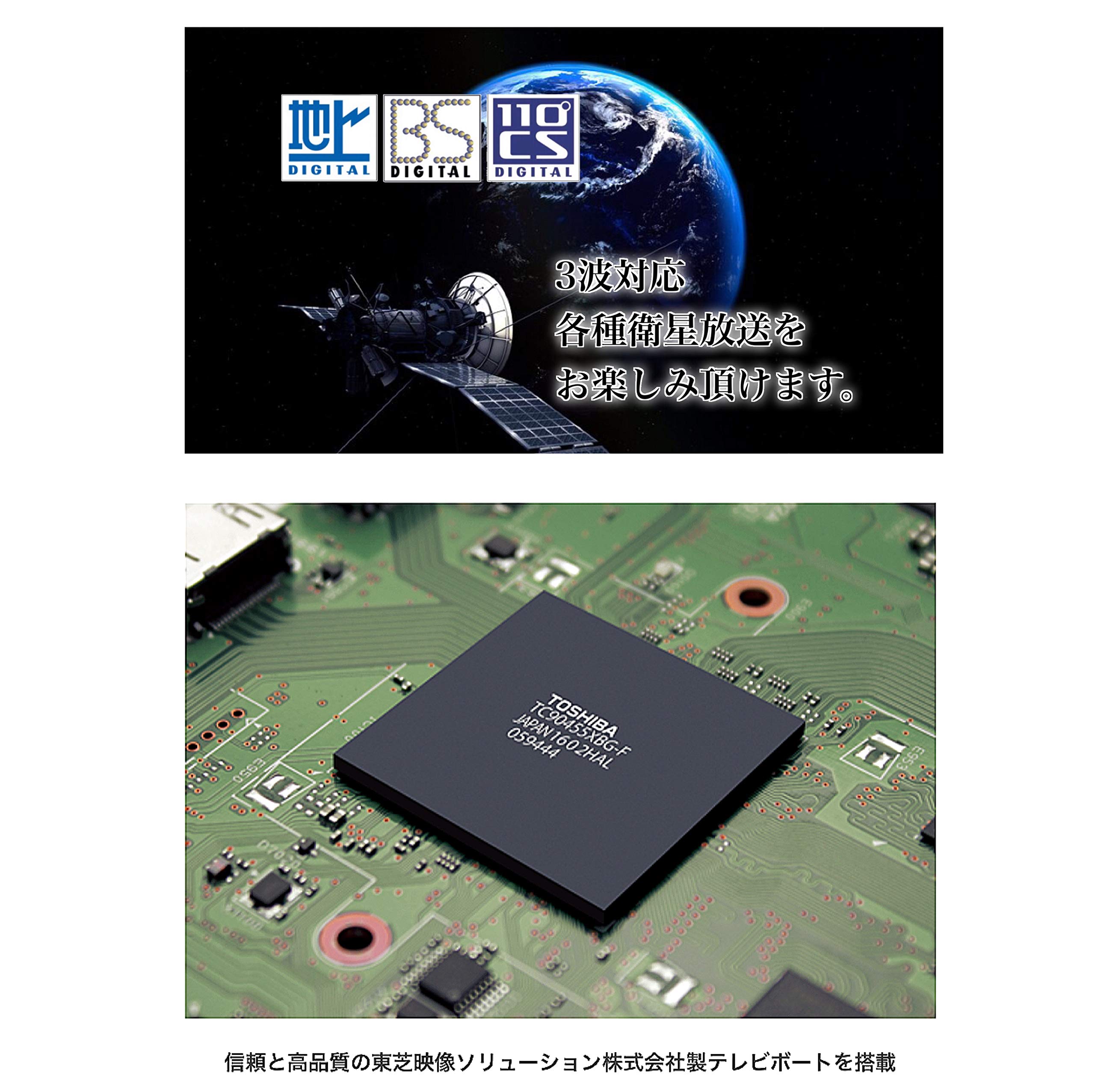 Amazon | 32V型 1TBハードディスク内蔵 HDD内蔵 本体に直接録画 ダブル 