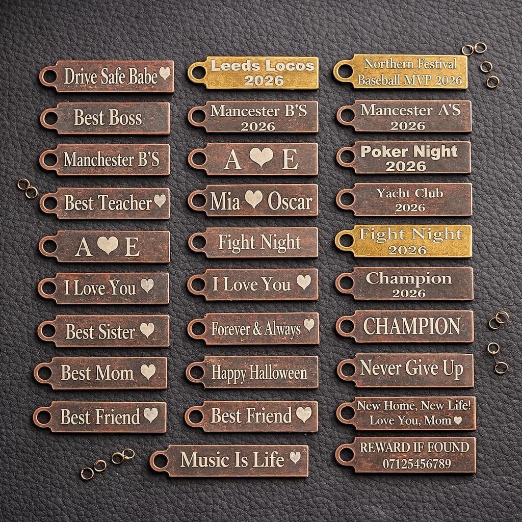 Music Keychain Gifts for Women & Men | Handcrafted Leather Unique Key Chains | Musical Key Charm Vintage Accessory