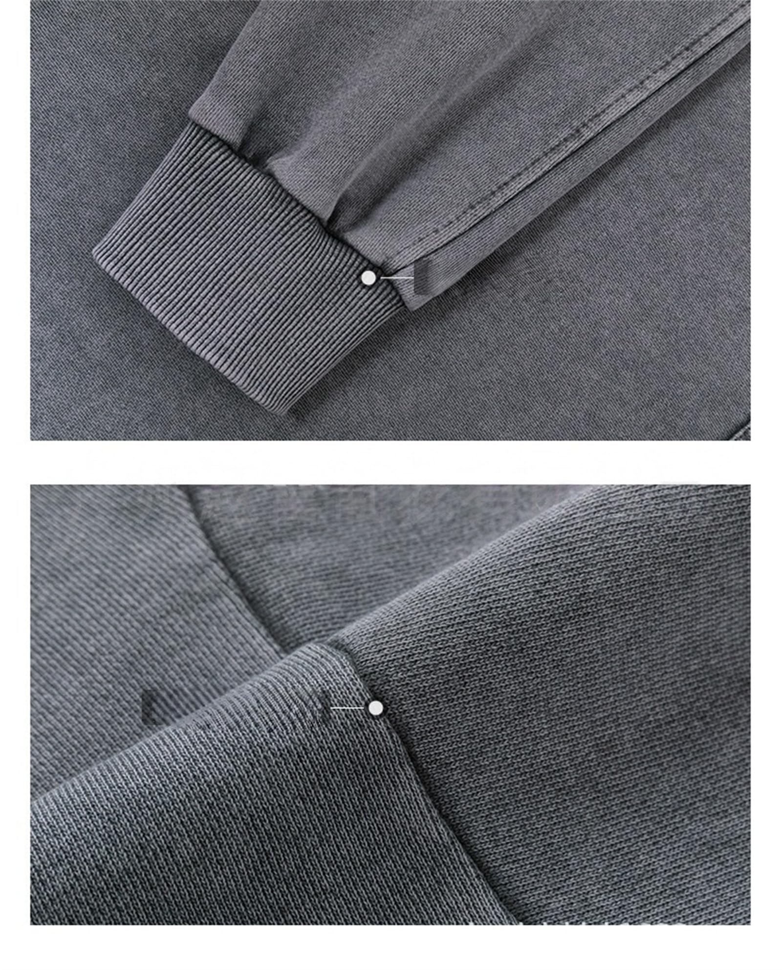 Felpa con cappuccio oversize da uomo, con lavaggio acido, casual, vintage, in pile pesante, stile hip hop, streetwear, unisex