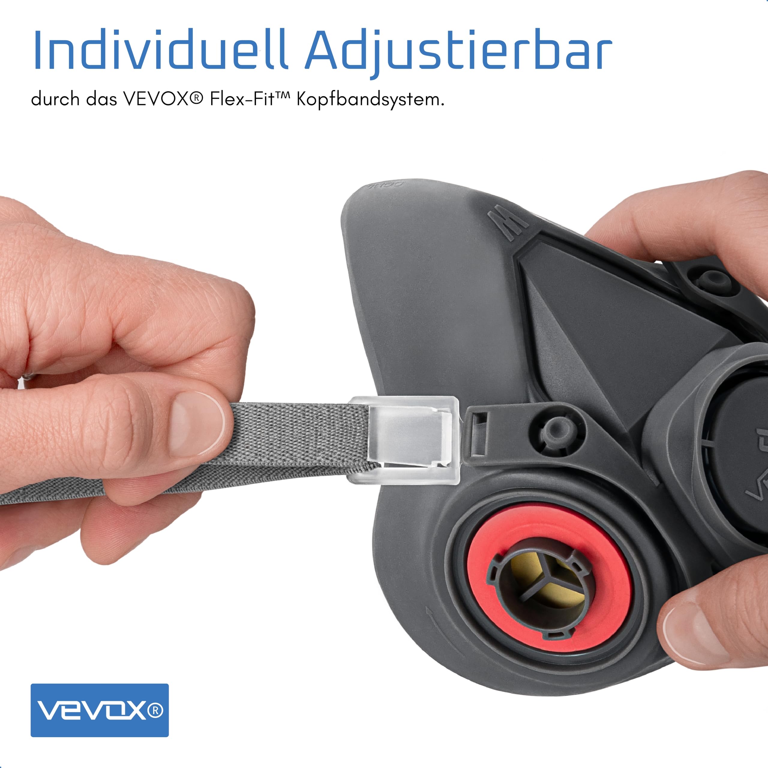 VEVOX® Atemschutzmaske - ABEK1P2 - Gasmaske - Staubmaske - Lackiermaske | Schutz gegen Feinstaub, Gase und Dämpfe - zum Lackieren, Schleifen und Sanieren - 20x P2 und 4x ABEK1 Filter - Schutzbrille