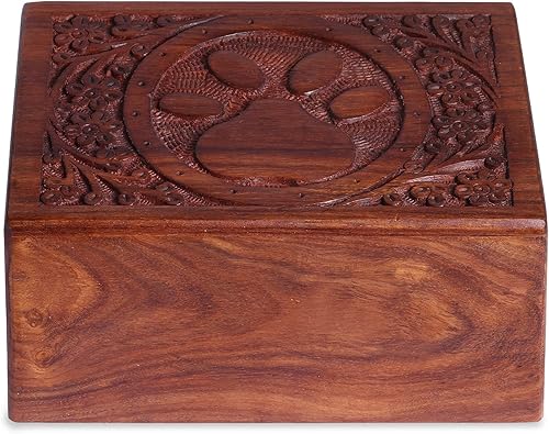 Miniatura 7 de Caja de Urna de Madera para Cenizas Humanas, Urnas Funerarias de Cremación, Urna Decorativa, Caja Conmemorativa para Mascotas, Urna para Gatos Bebés