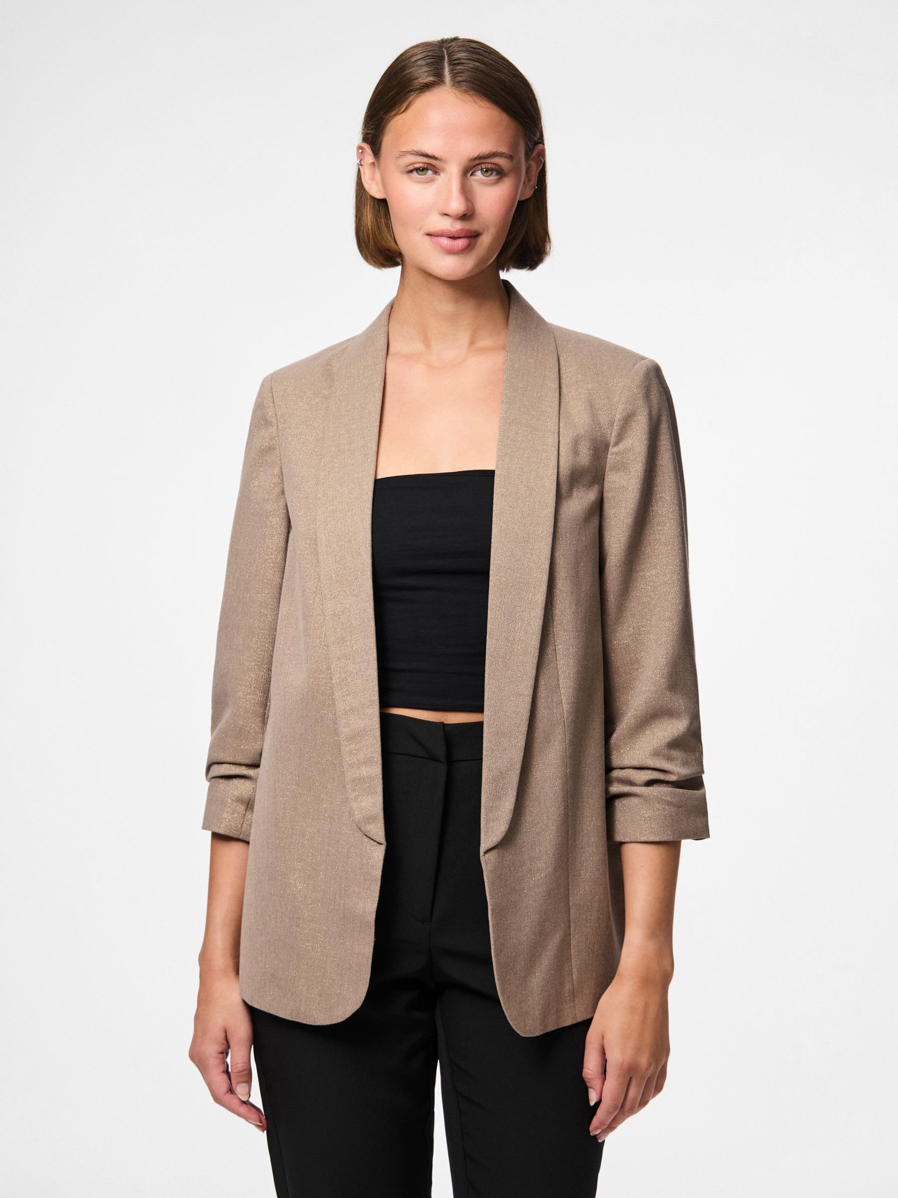 PIECES Female Blazer PCBOSELLA Glitzer