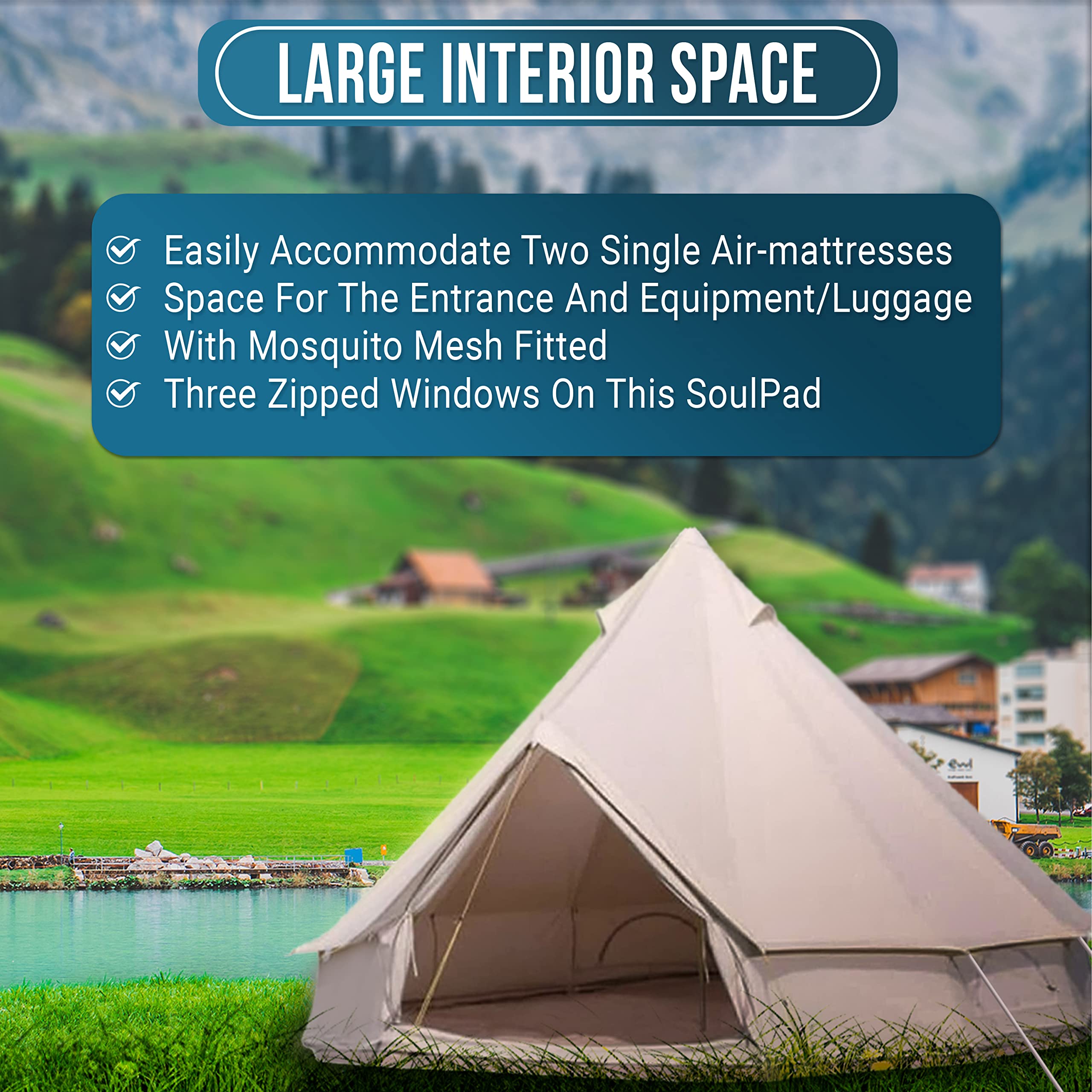 soulpad bell tents SoulPad: & Accessories Count per pack:30 count Campingplatz Dolomiten Camping Amlacherhof Handbrakes and you’ve got a