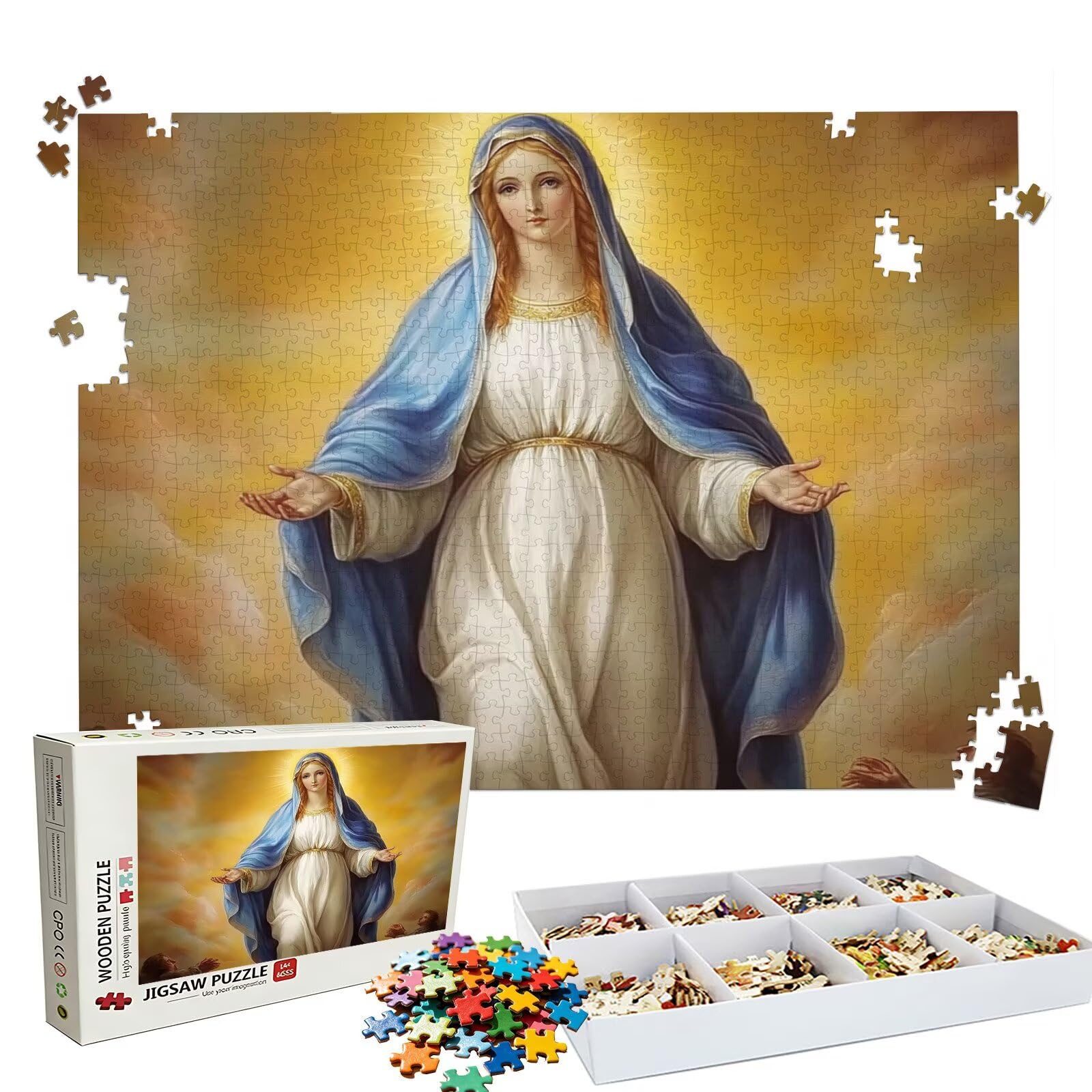 Puzzle 1500 elementów abstrakcyjnych kobiet(2) - Duże drewniane puzzle - 1500 elementów dla dorosłych - gra inteligencyjna - z wykwintnym pudełkiem do pakowania - precyzyjne cięcie - jakość kolorowe