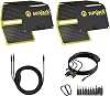 SunJack 80W Solar Panel Charger Kit - Includes Parallel Adapter Cable and 2X 40W IP67 Waterproof ETFE Folding Solar Panels with DC5521 USB-A PD30W USB-C - Outdoor Camping, RV, Off-Grid, Emergency