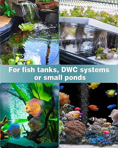 Miniatura 7 de Pawfly Piedra de aire de acuario para bomba de aire para tanque de peces de 3 pulgadas, herramienta cilíndrica de liberación de burbujas, difusor de
