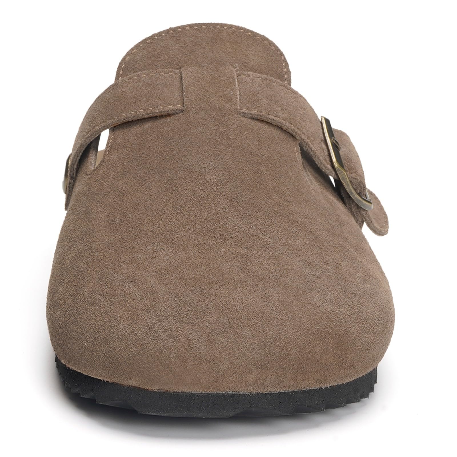 Sabot Donna Ciabatte Uomo Chiuse con Comodo Pantofole in Pelle Scarpe da Giardino Traspirante Sandali Ciabatta 36-46