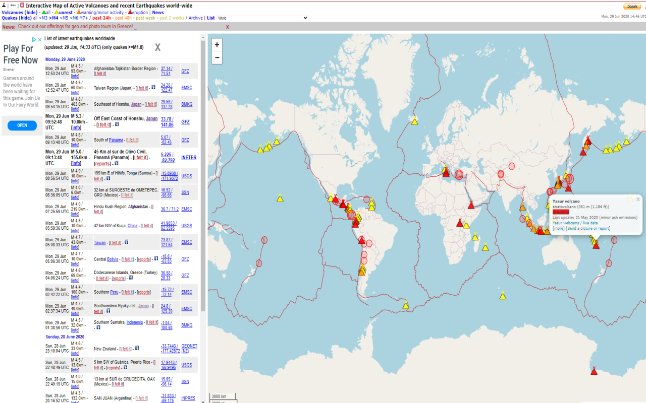 Volcano App Google Volcanoes - App on Amazon Appstore