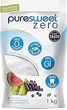 Puresweet Zero® 100% Natural Zero Calorie Sweetener 1kg, No Bitter Aftertaste, Diabetic Friendly, Tooth Friendly, Vegan, Non GMO.