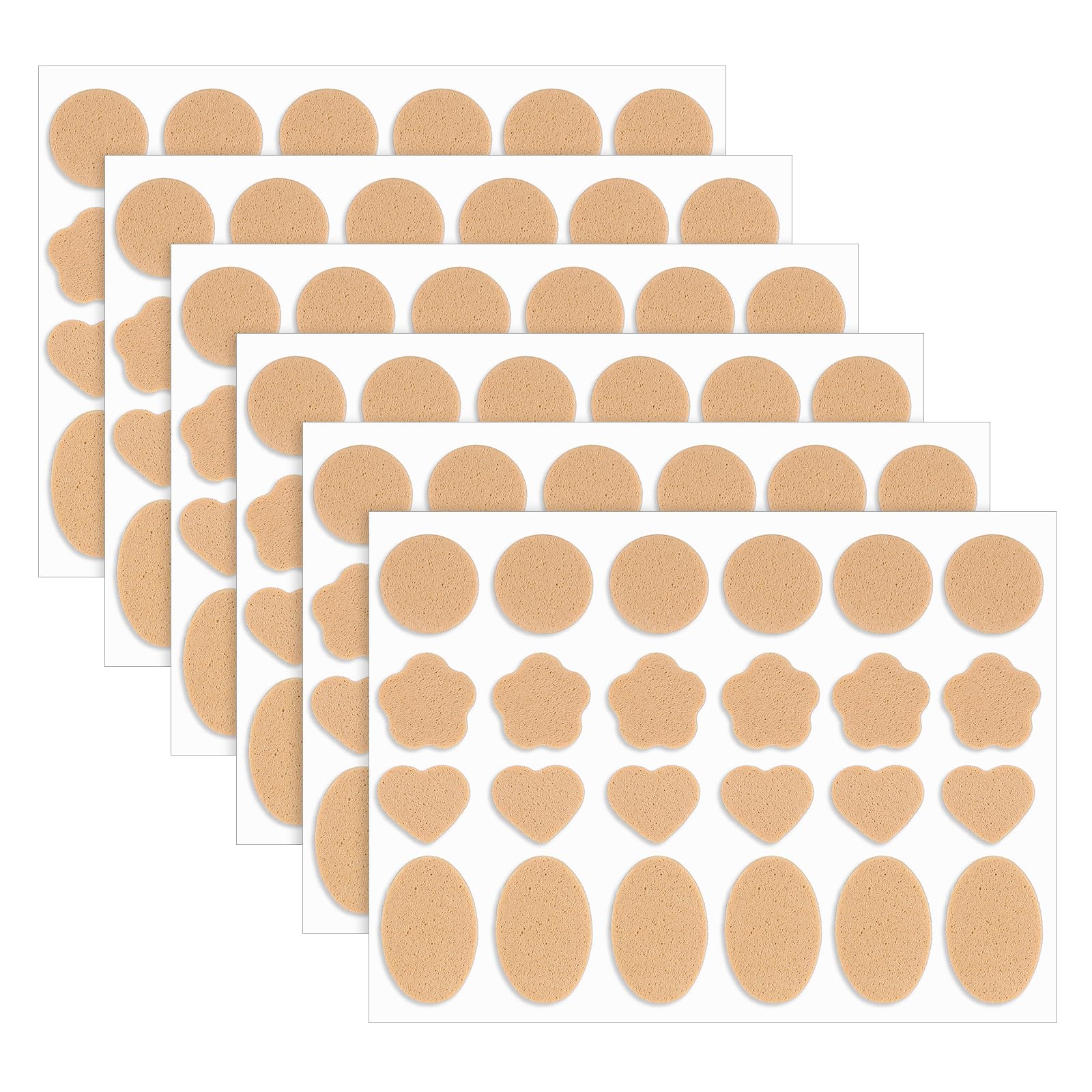 Earring Support Patches,144 PCS 4 Styles Ear Lobe Support Patches Waterproof Earring Lifters Heavy Earrings Stabilizers Large Earring Patches for Droopy Ears Long Time Wearing Earrings