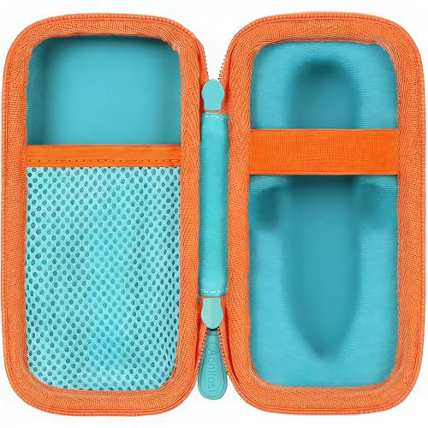 Aenllosi Storage Case Compatible with 3Doodler Start+ Essentials (2024) for 3D Pen Set for Kids, Storage Mesh Bags Holder for Printing Filament Refill and USB Cable(Case Only,Mint)