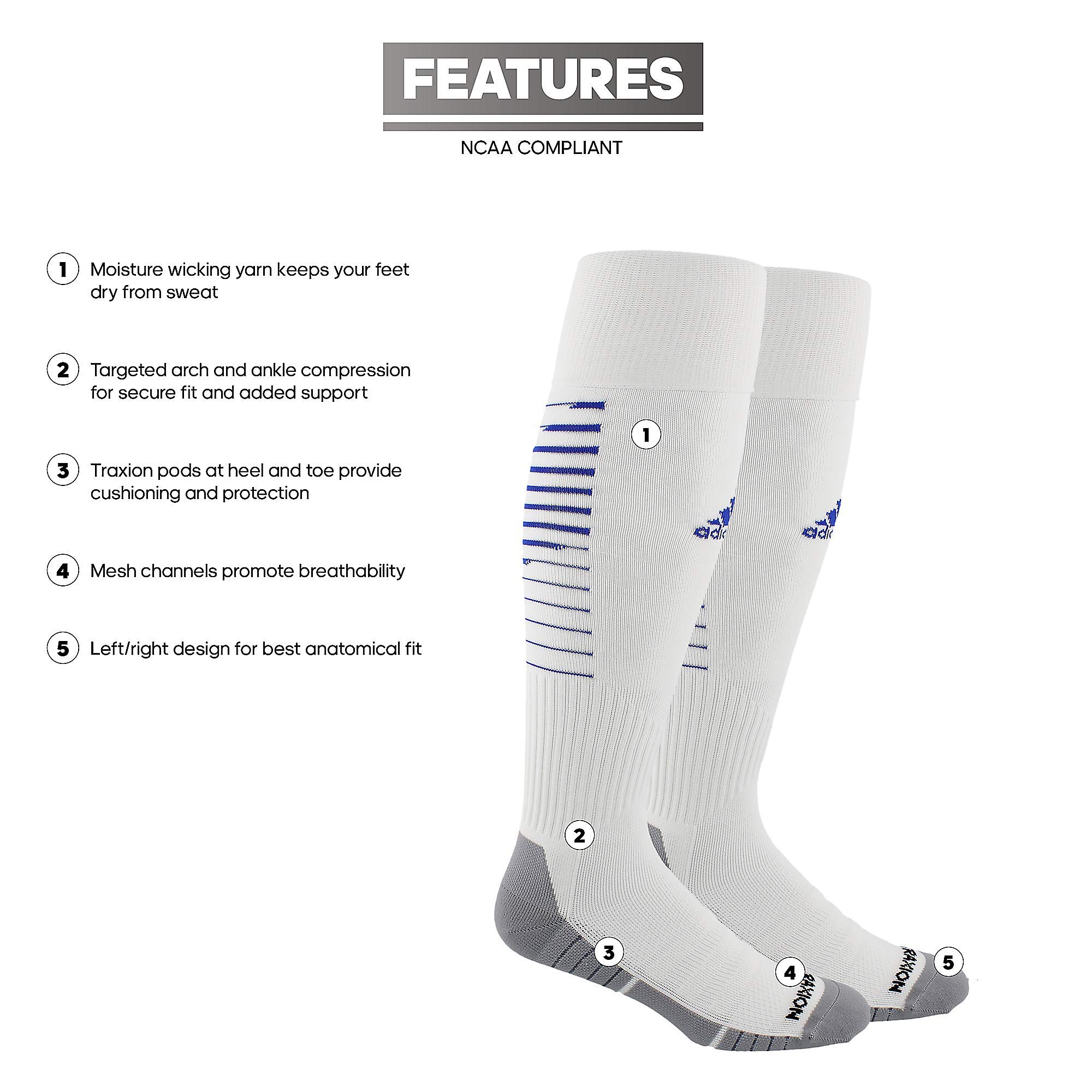 adidas Unisex Speed II Soccer OTC Sock-Team
