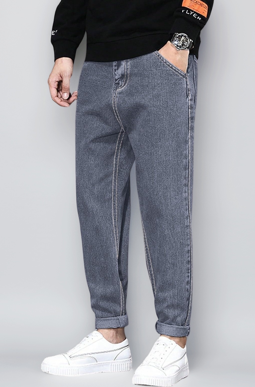 Ben Martin Men's Tapered Fit Jeans || Carrot Fit Jean's for Men || Relax Fit Denim for Man || High Rise Stretchable Casual Jean:s || Narrow Bottom Jean s for Men:s || Jeans for Men-s,