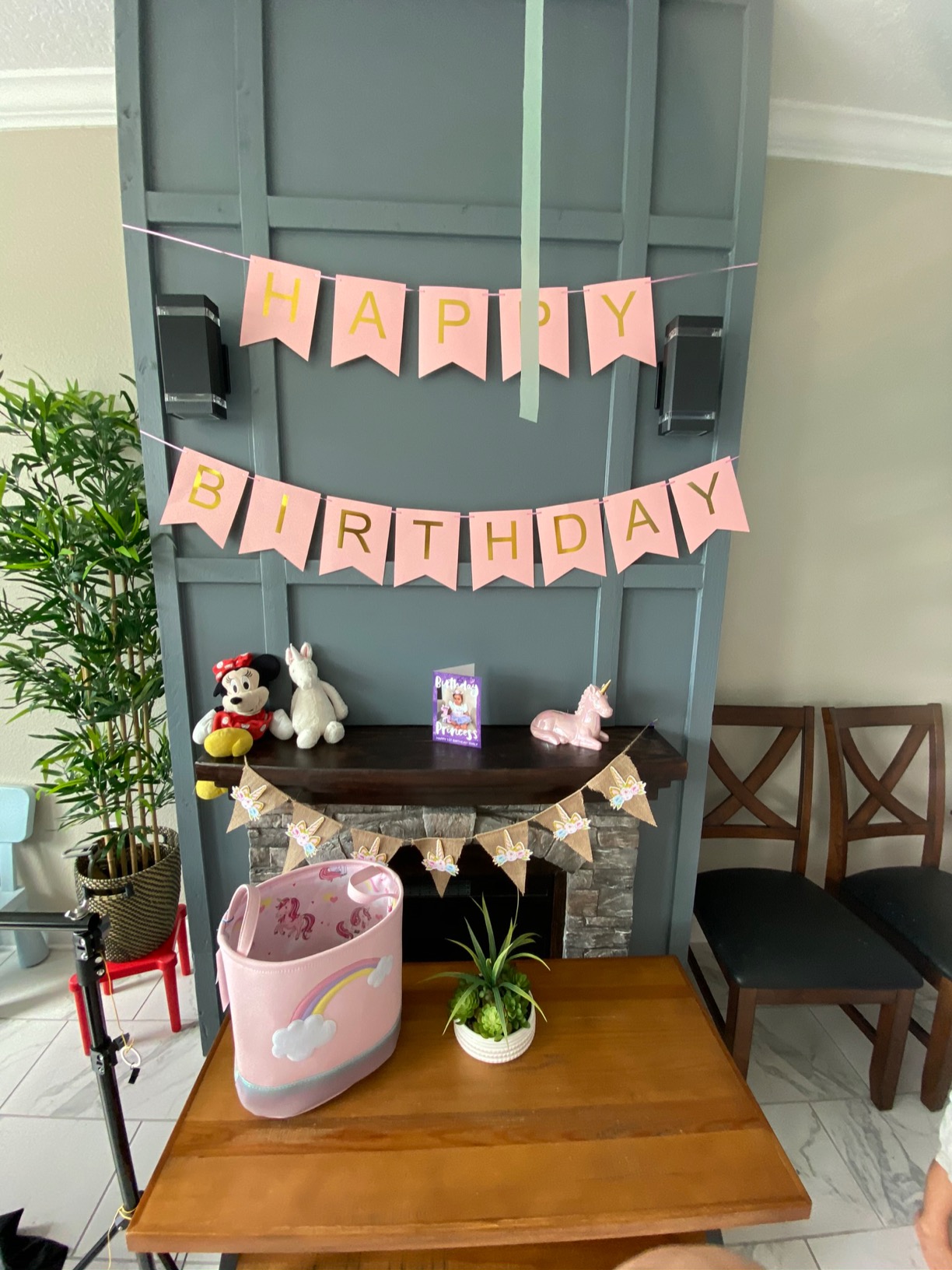 1st Birthday Decorations Girls First Pink Birthday Party Decorations ...