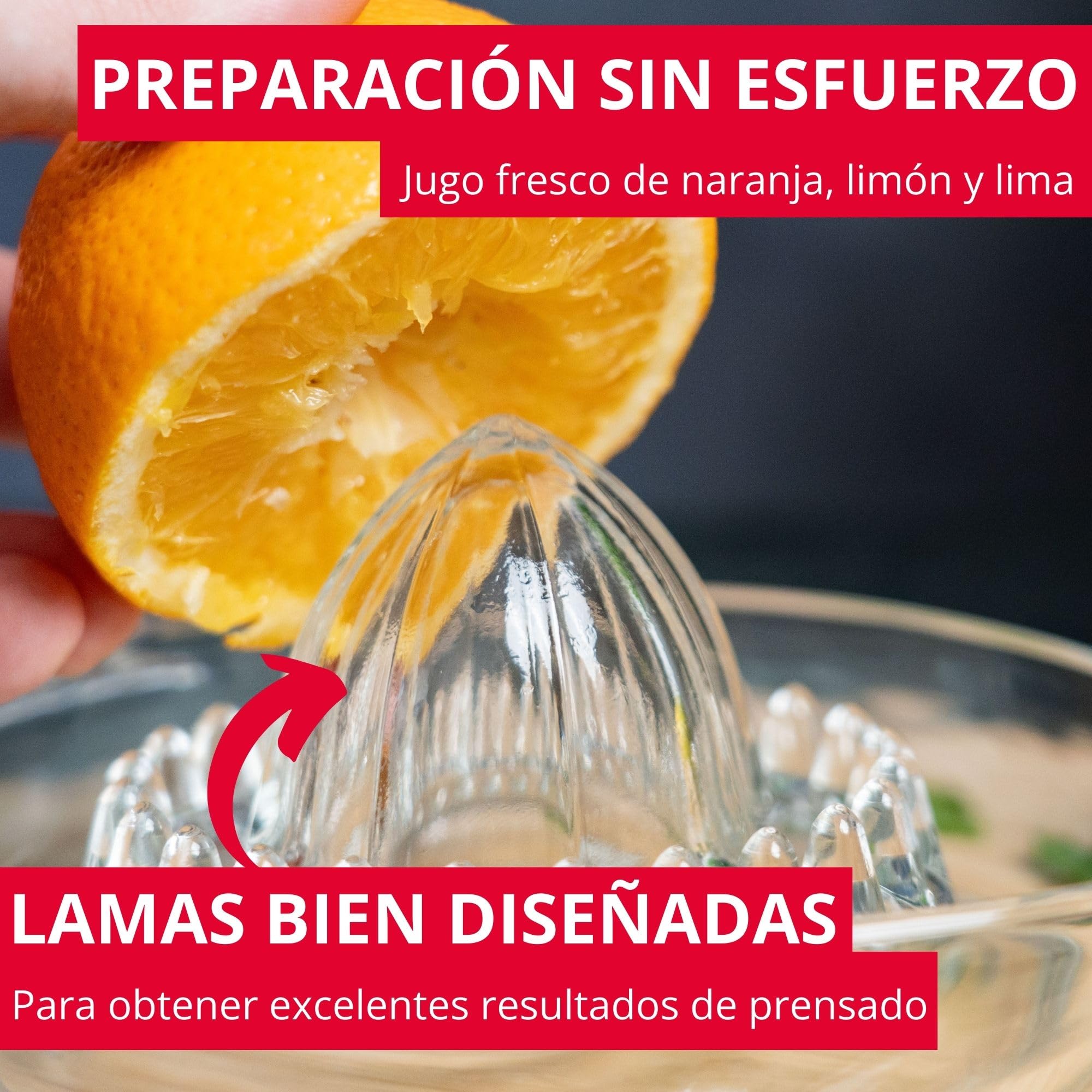 Westmark Exprimidor de cítricos 250 ml cristal transparente