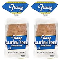 Vista 1 de Franz Pan blanco de montaña sin gluten, paquete de 2 (2 x 18 onzas)