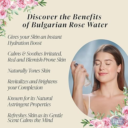 Miniatura 3 de Baar Spray floral de agua de rosas búlgara