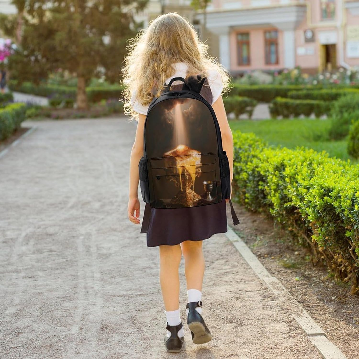 Sacred Grilled Cheese Baroque Backpack Lightweight Backpacks Work Bag