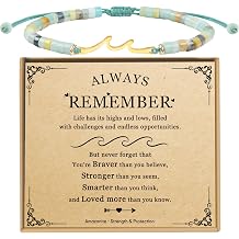 Sereney 13th 16th 18th 21st 40th 50th 60th Birthday Gifts for Girls, Handmade Adjustable Wave Bracelet Gift for Her Women