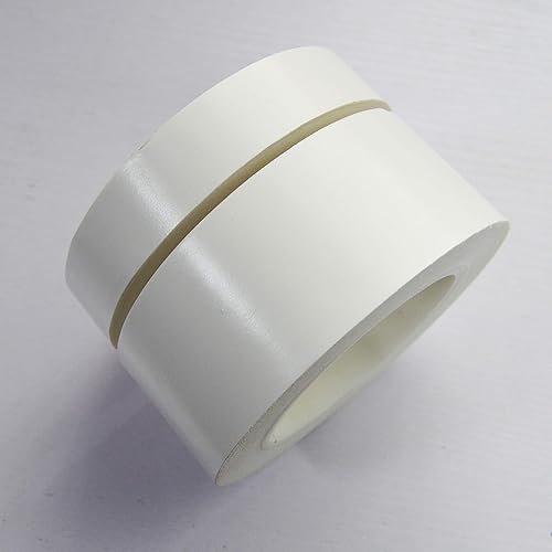 Miniatura 3 de LLPT Cinta de carpintería blanca de doble cara de 2 pulgadas x 60 pies para mecanizado CNC, plantillas de madera extraíbles, sin residuos, adhesivos