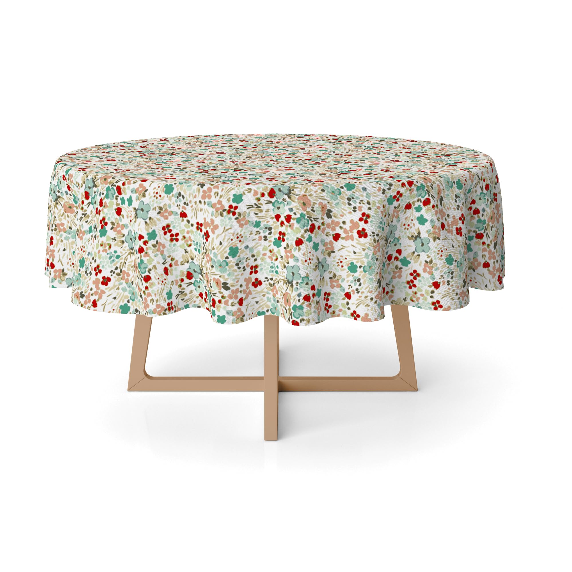 Martina Home Mantel RESINADO Olena Rojo 140 Redondo