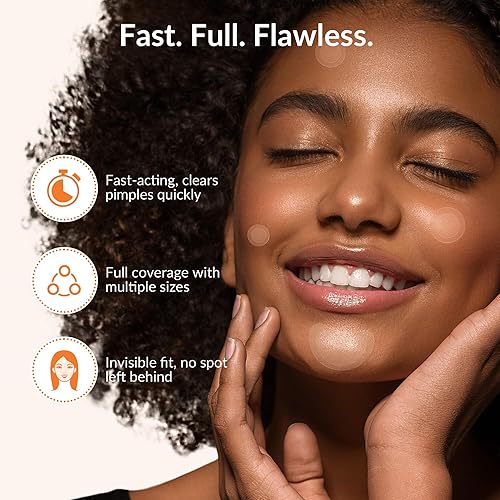 Miniatura 5 de Parches invisibles para espinillas  4 tamaños de parches milagrosos para espinillas con ácido hidrocoloide y salicílico, parches de acné coreano