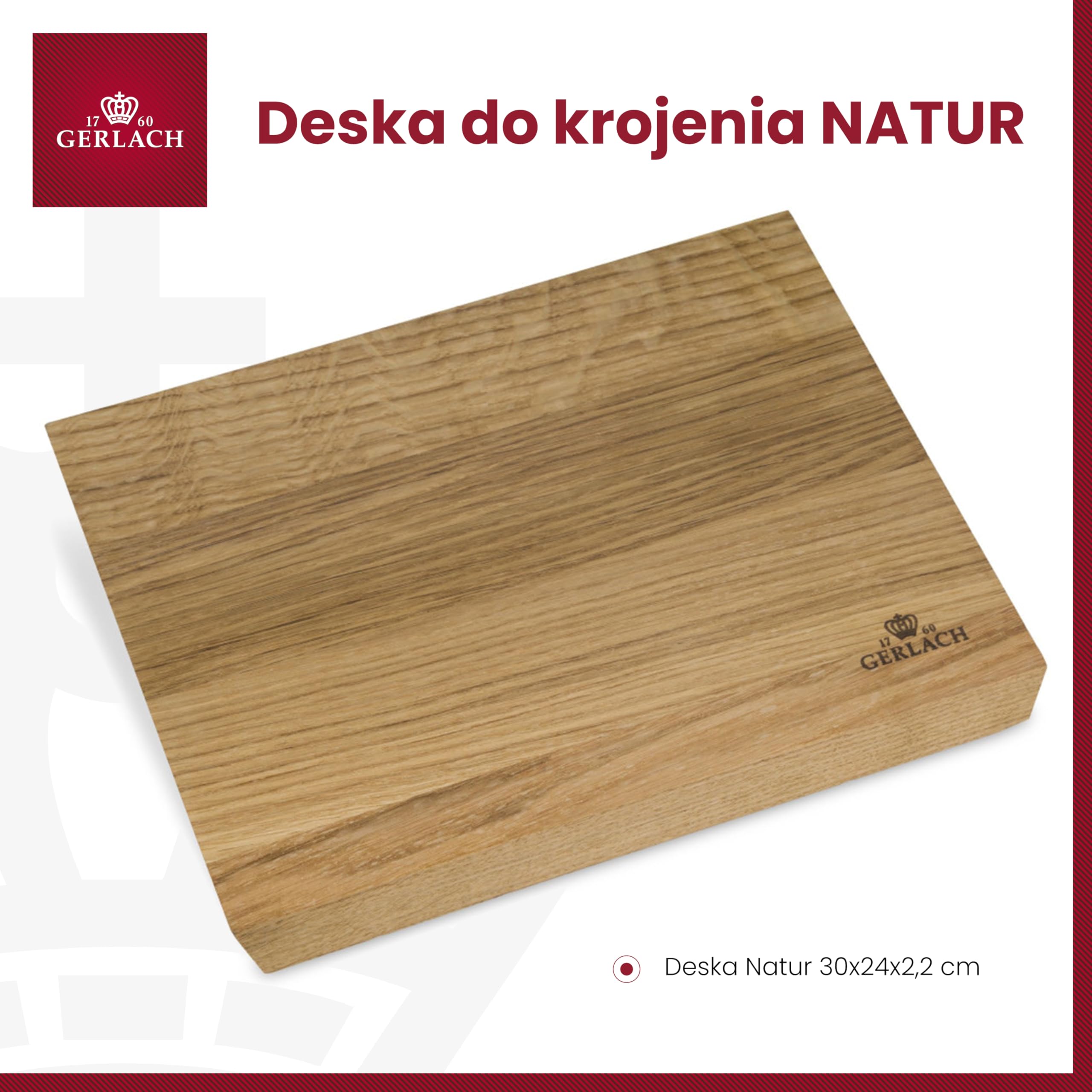 Gerlach Natur NK 320 deska do krojenia 30x24 cm