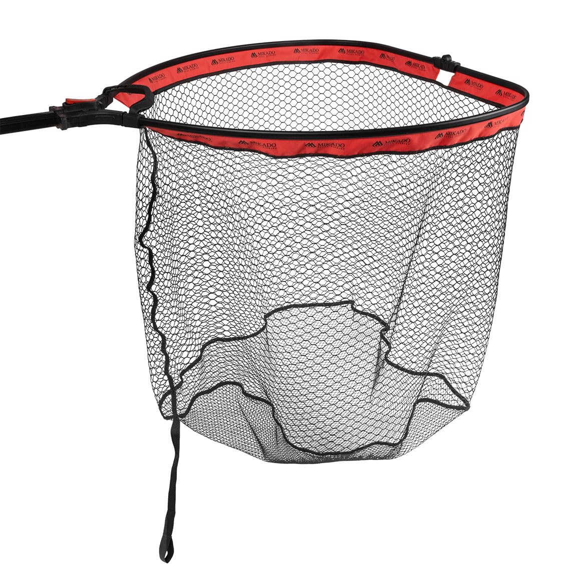 Mikado gumowa składana głowica podbieraka Monster Pike XL 80 x 80 x 80 cm długość 230 cm podbierak