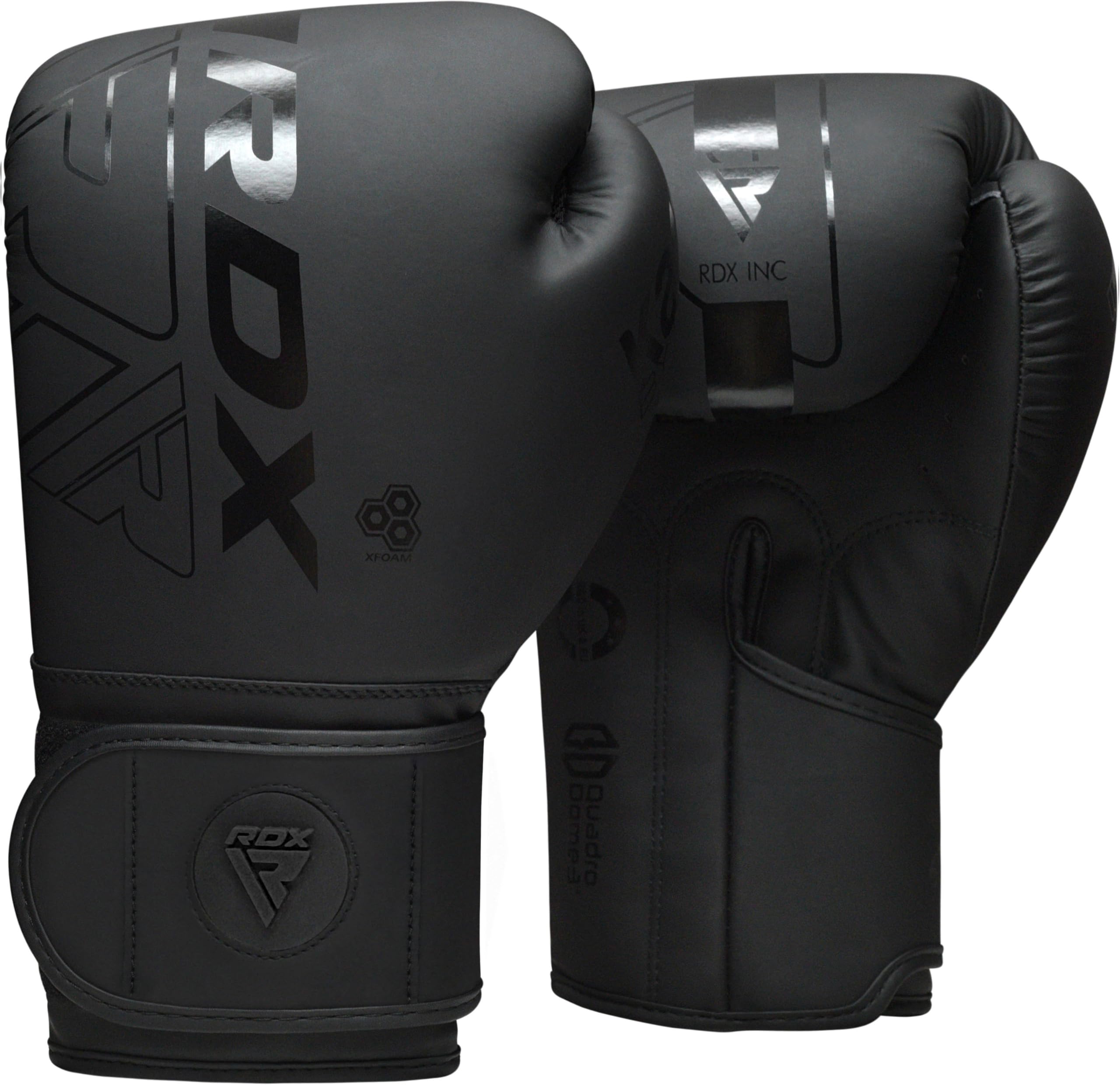 RDX Boxing Gloves, Pro Training Sparring, Maya Hide Leather, Muay Thai MMA Kickboxing, Men Women Adult, Heavy Punching Bag Focus Mitts Pads Workout, Ventilated Palm, Multi Layered, 8 10 12 14 16 18 Oz