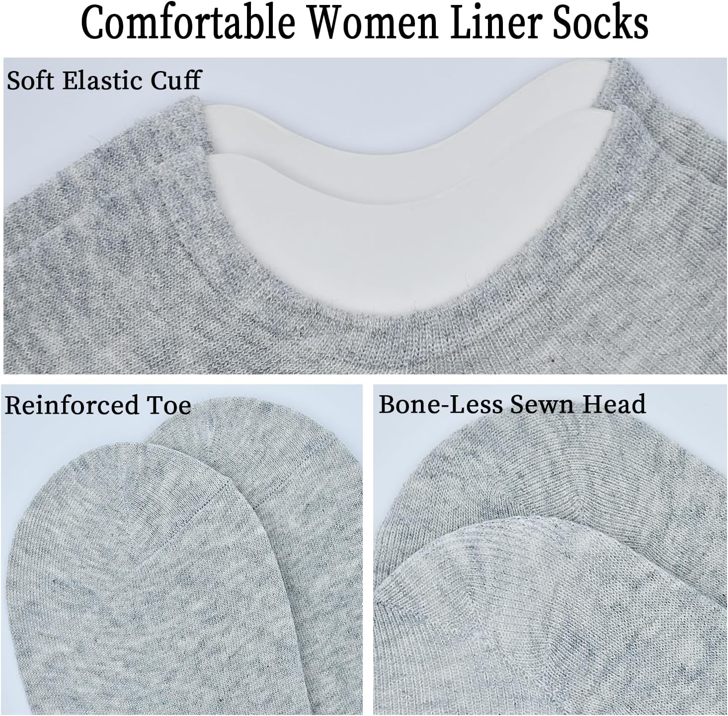 SkiBeaut 15 Pairs Women No Show Socks Sneaker Invisible Low Cut Liner Flat Causal Running Ankle Socks for Woman - Image 4