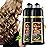 2 Pack Hair Dye shampoo, Leorx Chestnut Brown 3 In 1 Color Shampoo Instant Herbal Coloring Shampoo Refresh Hair For Women&Men - Tintes Para El Cabello Profesional