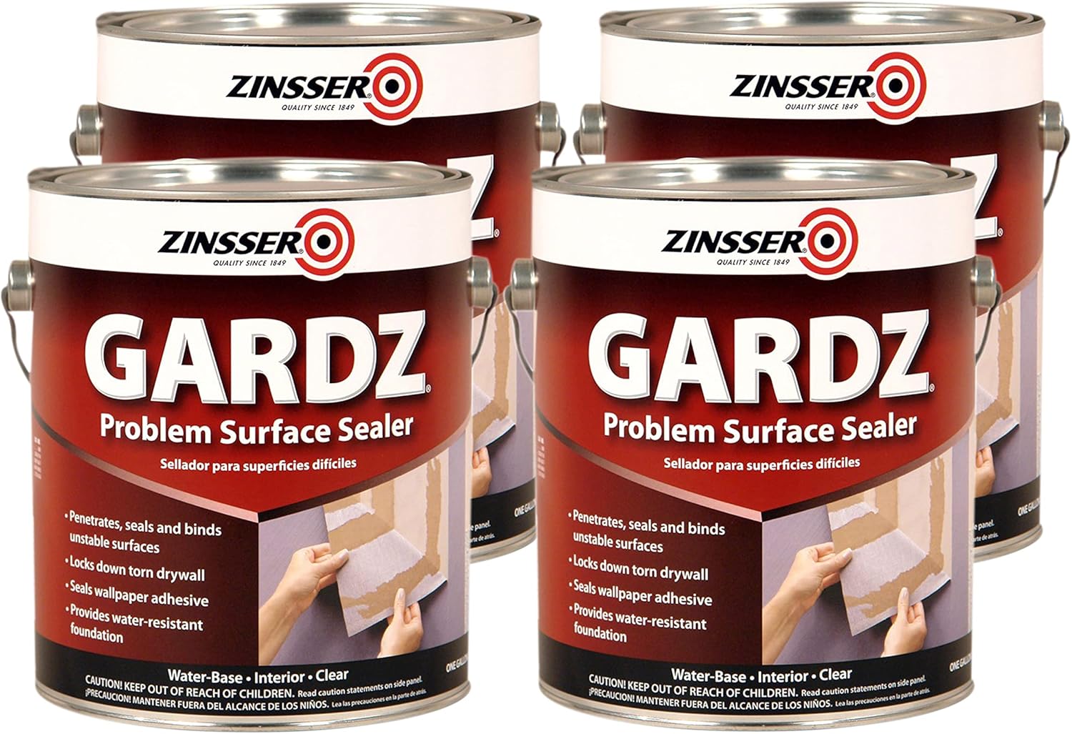 RustOleum 2301 White Zinsser Gardz Problem Surface Sealer, 1 gal Can
