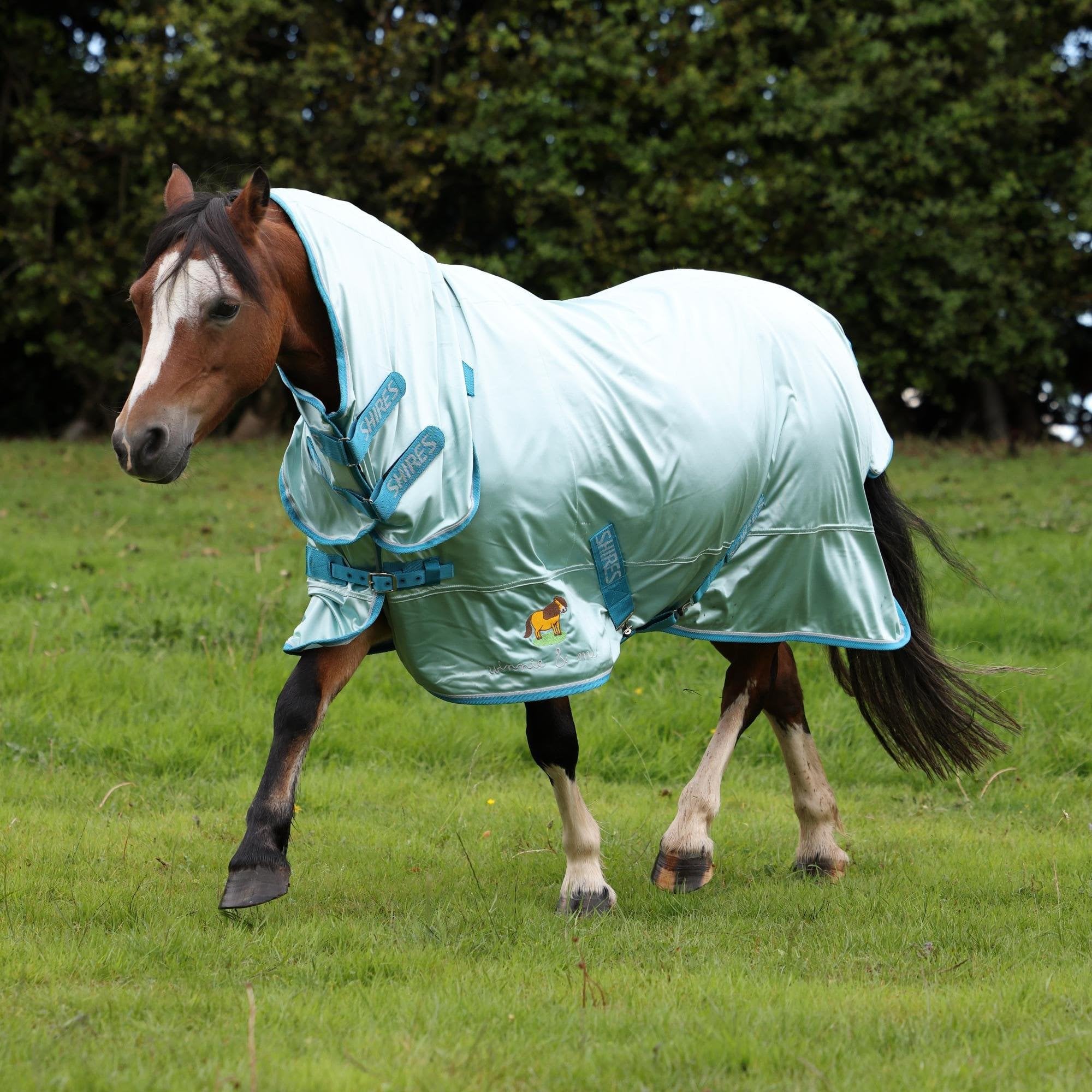 Shires Winnie & Me Fly Combo Rug - Blue 4ft9