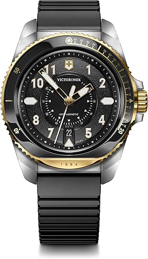 Victorinox Journey 1884, Swiss Made Men’s Analog Watch, Black Dial, 43 Mm, Water Resistant Up To 200 M, Quartz Movement, Stainless Steel Case, Wrist Watch For Men | 242014, Band…