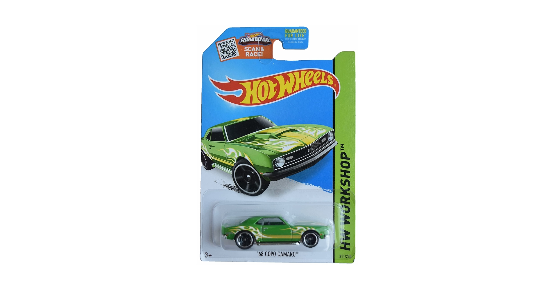 Amazon.com: Hot Wheels '68 Copo Camaro, HW Workshop 211/250