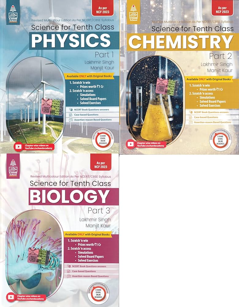 Combo Pack Lakhmir Singh Class 10 Science Physics Chemistry Biology combo-pack-lakhmir-singh-class-10-science-physics-chemistry-biology