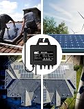 RC Micro Inverter 800W, 26-60V DC Input, Solar Inverter MPPT Microgrid Feed-in Converter with WiFi Monitoring for Mobile Phones, Black - 6