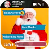 Ein Videoanruf und ein Live-Video vom WEIHNACHTSMANN - Gefälschter Video-Anruf- und SMS-Simulator KEINE WERBUNG
