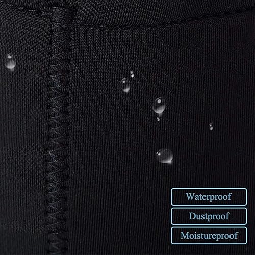 Vista 12 de Selens Juego de 4 fundas para lentes con funda protectora gruesa de neopreno para lente de cámara DSLR Sony Nikon Olympus Panasonic – Tamaño: bolsas