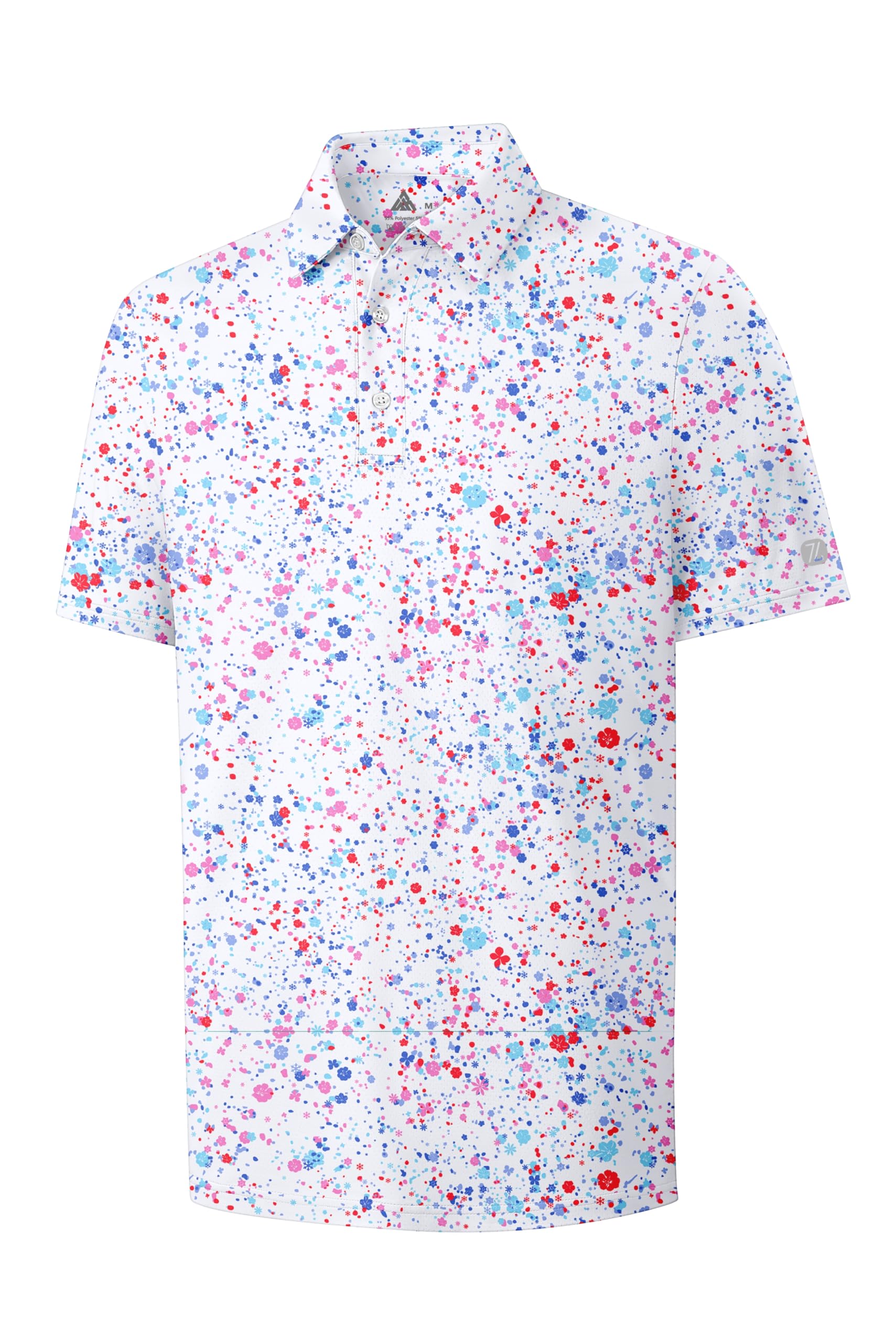 ZITY Poloshirts Herren Kurzarm UPF 50+ Schnelltrocknend Atmungsaktives Golf Polo Shirt Männer Sport Sommer Knopfleiste T-Shirts Basic Regular Fit Golf Polohemd