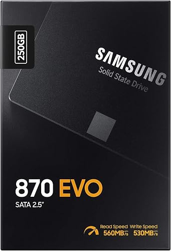 Samsung SSD 870 EVO, 250 GB, Form Factor 2.5 Inch, Intelligent Turbo Write, Magician 6 Software - 5