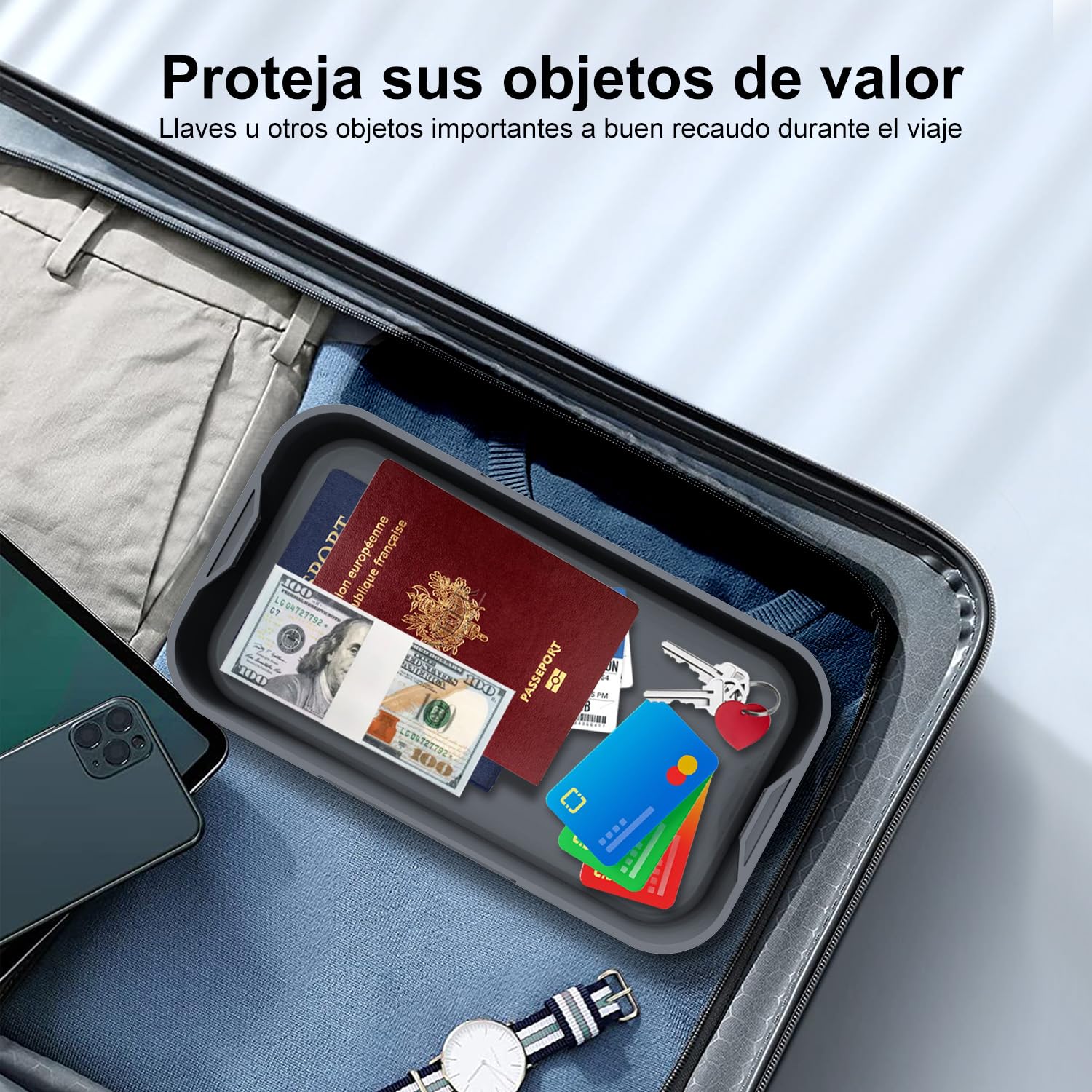 iDiskk Caja de seguridad con contraseña, caja fuerte médica, prisión telefónica y caja de merienda para el hogar, refrigerador, oficina o viajes