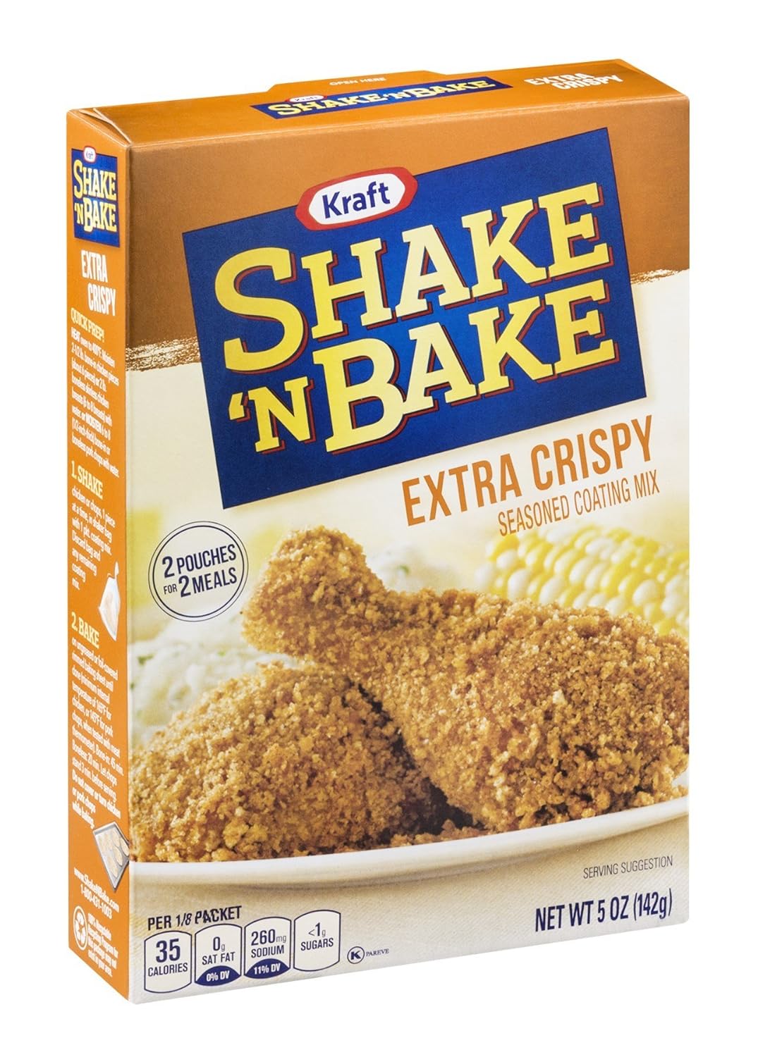 Kraft Shake 'N Bake Seasoned Coating Mix Pouches Extra