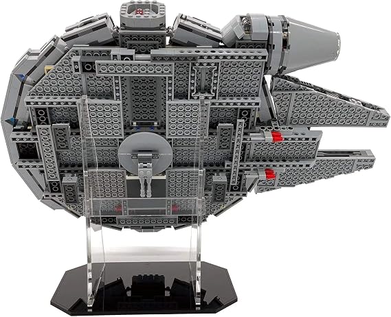 Display Stand Compatible with LEGO 7965 Millennium Falcon Angled Flight Stand with Minifigure Base Set Not Included