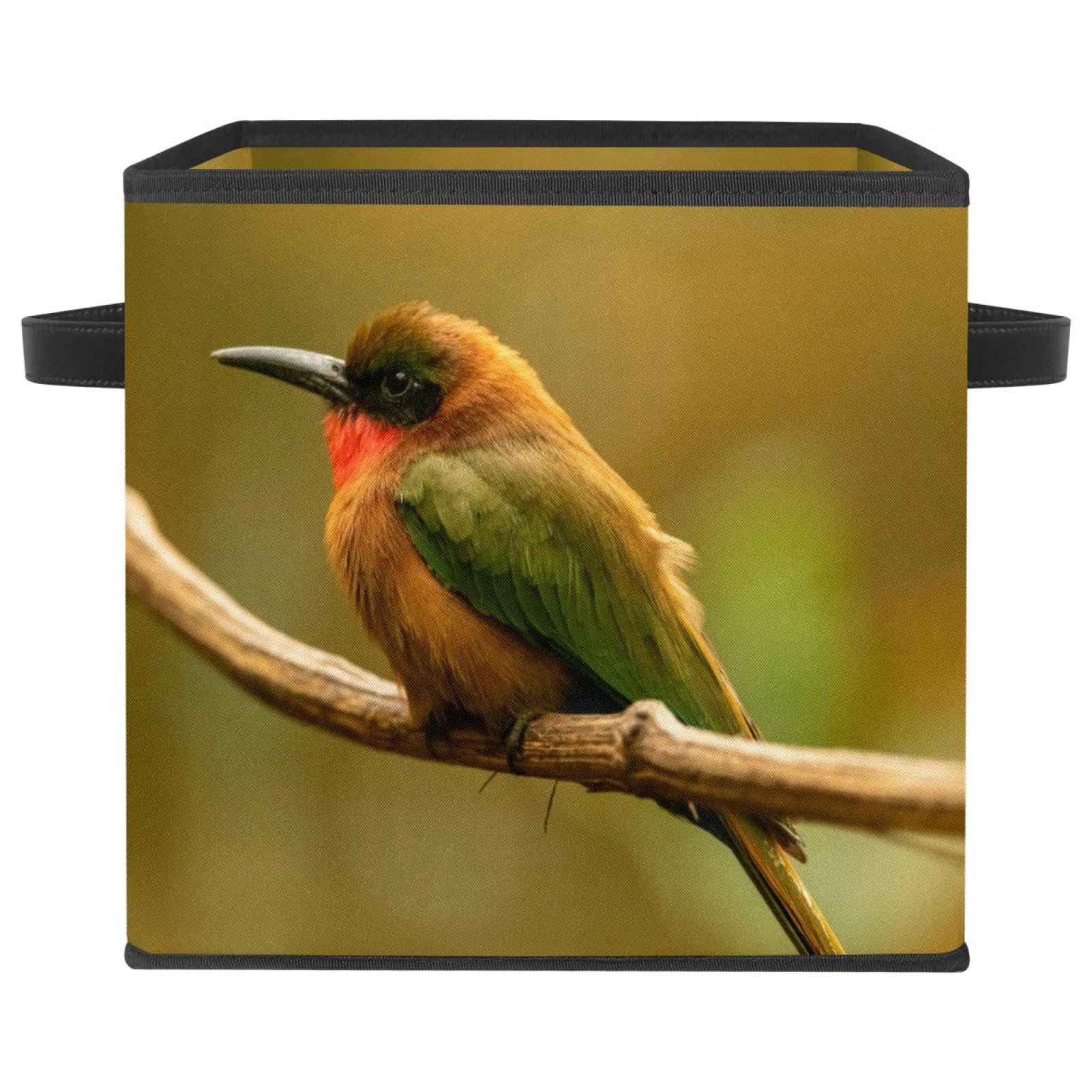 Boîte de rangement pliable en tissu cube d'organisation Mangeur d'abeille