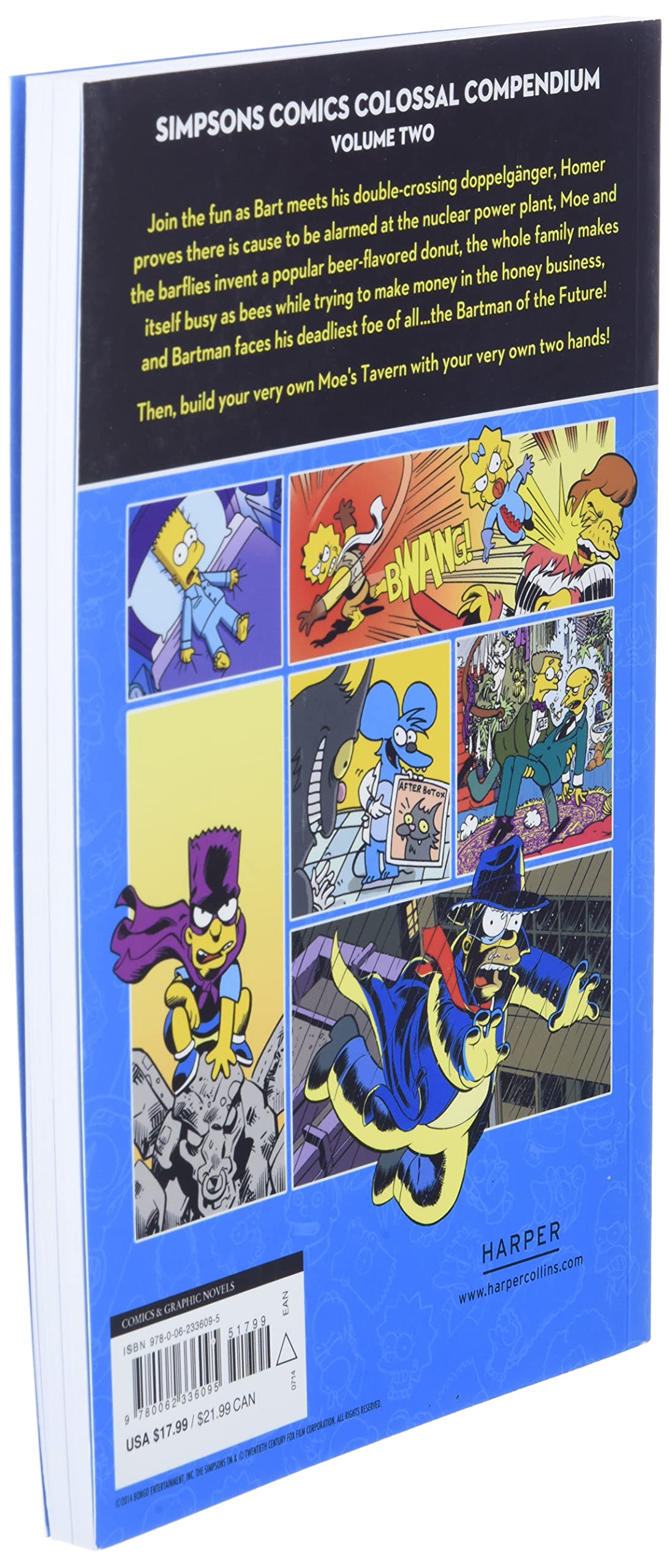 Simpsons Comics Colossal Compendium Volume 2: Classic Stories from Springfield with Collectible Moe's Tavern Paper Craft (Simpsons Comics Colossal Compendium, 2, Band 2)